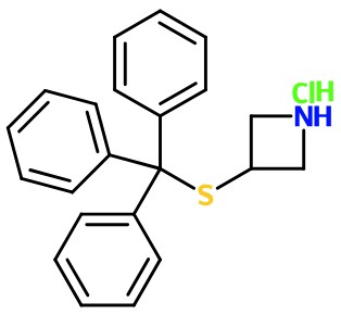 MC009758 3-Tritylthioazetidine hydrochloride (image for) MC009758 3-Tritylthioazetidine hydrochloride